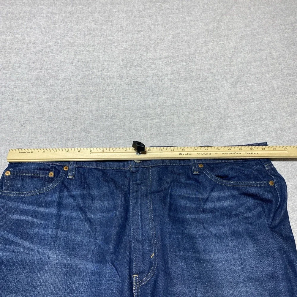Levis 541 Jeans Mens Tag‎ 44x32 Actual 45x31 Blue Athletic Chore Whiskering